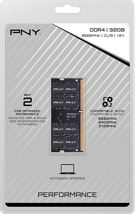 PNY Performance SO-DIMM 32GB, DDR4-2666, CL19