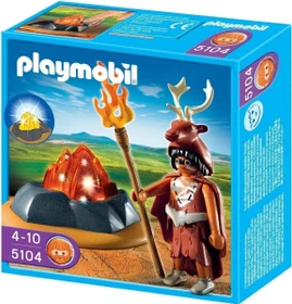 playmobil History Feuerhüter mit LED-Feuerfels