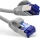 InLine Patchkabel Slim, PoE 87W, TPE (LSZH) flexibel, Cat6a, S/FTP, RJ-45/RJ-45, 0.3m, grau (74933)