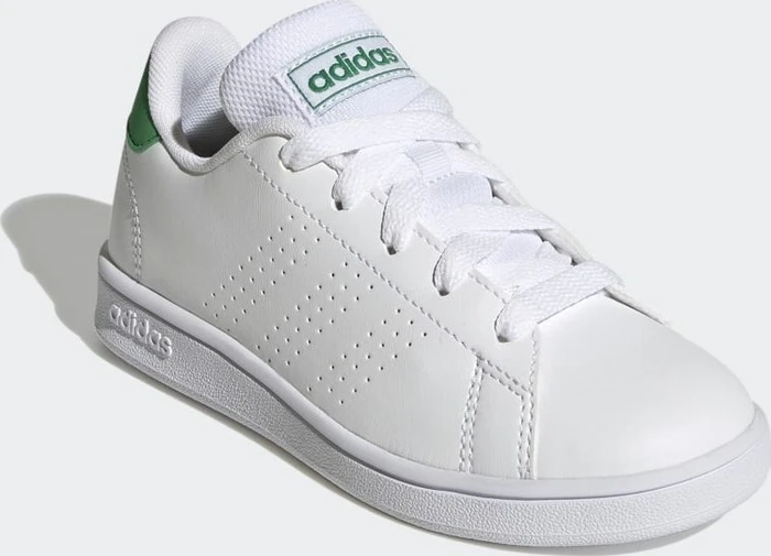 adidas Advantage Lifestyle Court Lace cloud white/green/core black (Junior)