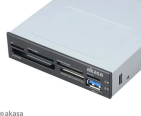 Akasa Internal Multi-Slot-Cardreader, USB 2.0 9-Pin Stecksockel [Stecker]