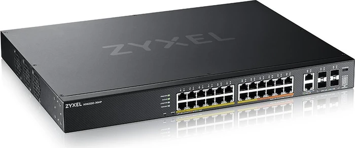 Zyxel XGS2220 Rackmount Gigabit Managed Switch, 26x RJ-45, 4x SFP+, 400W PoE++