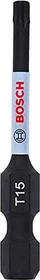 Bosch Professional Impact Control Power Torx Bit 1/4", T15x50mm, 1 Stück