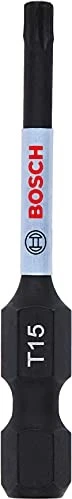 Bosch Professional Impact Control Power Torx Bit 1/4", T15x50mm, 1 Stück