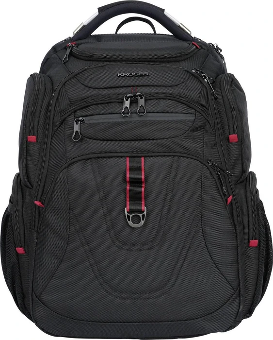 Kroser Notebook Rucksack, passend für maximal: 43,9 cm (17,3"), schwarz