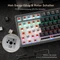 RK Royal Kludge M75 Wireless, grau/schwarz, LEDs RGB, hot-swap, RK RED, USB/Bluetooth, DE Vorschaubild
