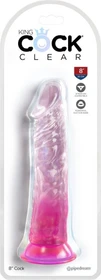 Pipedream King Cock Clear 8" Cock transparent/pink