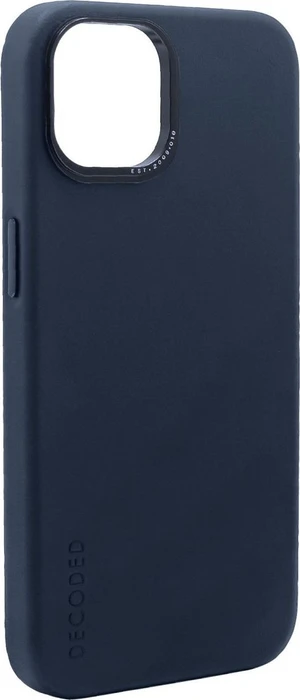 Decoded Leather Back Cover für Apple iPhone 14 navy