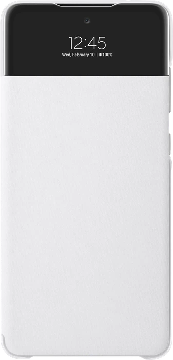 Samsung S-View Wallet Cover für Galaxy A72 weiß