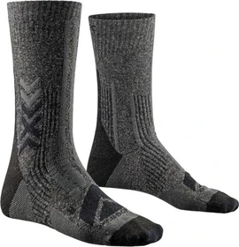 X-Bionic Hike Perform Merino Crew Wandersocken black/charcoal