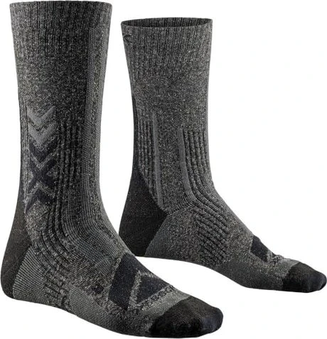 X-Bionic Hike Perform Merino Crew Wandersocken black/charcoal