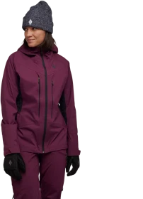 Black Diamond Dawn Patrol Hybrid Shell Funktionsjacke blackberry (Damen)