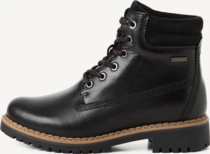 Tamaris Kurzschaft-Stiefelette black leather (Damen)