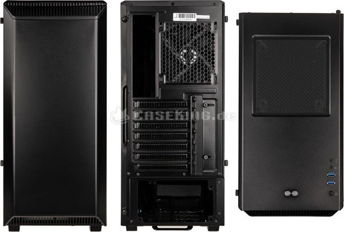 Phanteks Eclipse P300 schwarz, Glasfenster, schallgedämmt