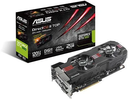 ASUS GeForce GTX 680, GeForce GTX 680, 2GB GDDR5, 2x DVI, HDMI, DP