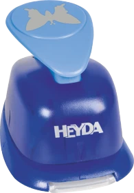Heyda Hebel-Motivstanzer groß, Schmetterling, blau, 25mm