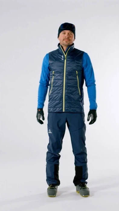 Löffler Touring Dynamic AS Skihose lang dark blue (Herren)