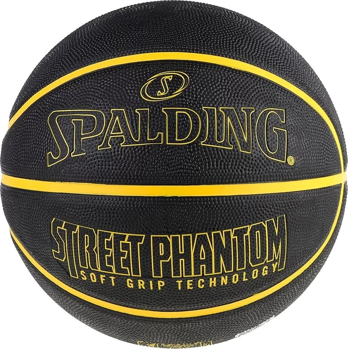Spalding Street Phantom Basketball neon yellow/black