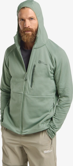 Jack Wolfskin Kolbenberg Hooded FZ Jacke eucalyptus (Herren)
