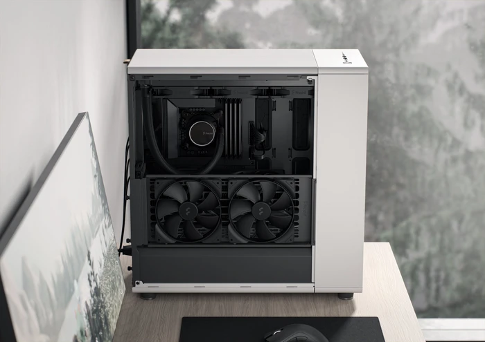 Fractal Design North XL RC Chalk White TG Clear, Glasfenster