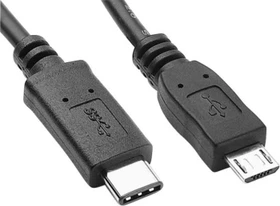 goobay USB 2.0 Kabel, USB 2.0 Micro-B/USB-C 2.0, 0.6m (67992)