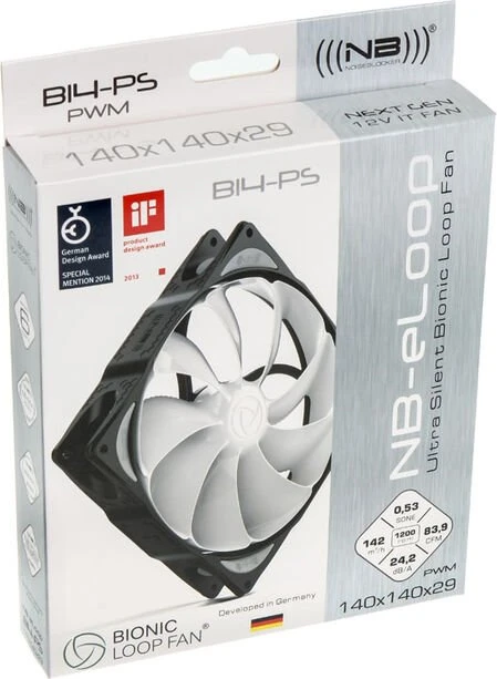 Noiseblocker NB-eLoop B14-PS, 140mm, 3er-Pack