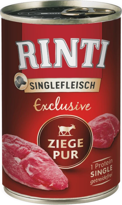 Finnern Rinti Singlefleisch Exclusive Ziege Pur, 400g