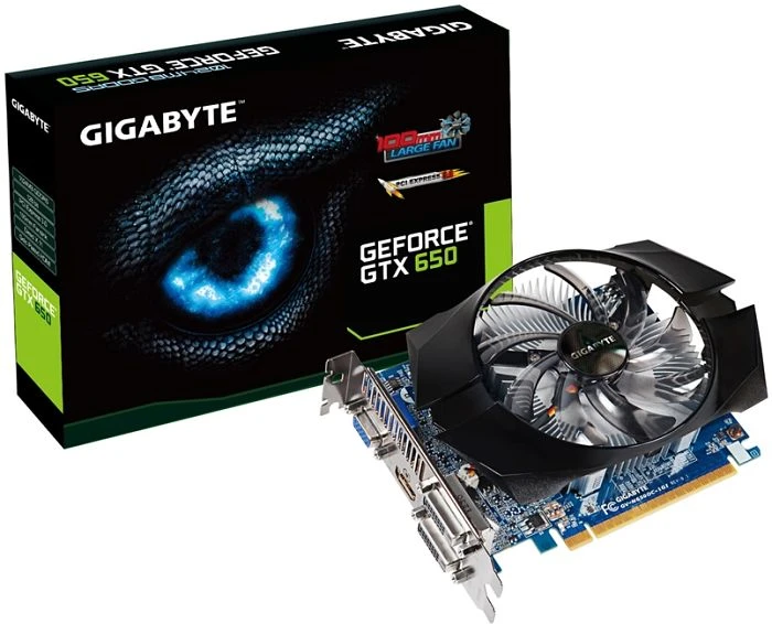 GIGABYTE GeForce GTX 650 OC, 1GB GDDR5, VGA, 2x DVI, HDMI