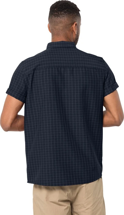 Jack Wolfskin El Dorado Hemd kurzarm night blue checks (Herren)