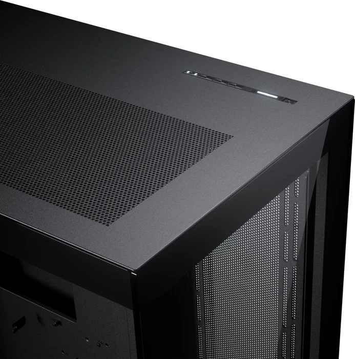 Phanteks NV9 Satin Black, schwarz, Glasfenster