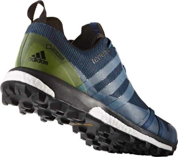 adidas Terrex Agravic GTX tech steel/craft blue/unity lime (Herren)