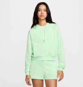 Nike Sportswear Chill Terry Hoodie vapour green/sail (Damen)