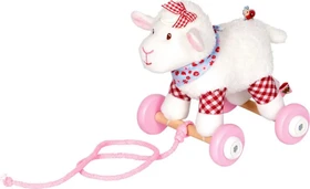 Coppenrath BabyGlück - Lämmchen auf Holzrollen
