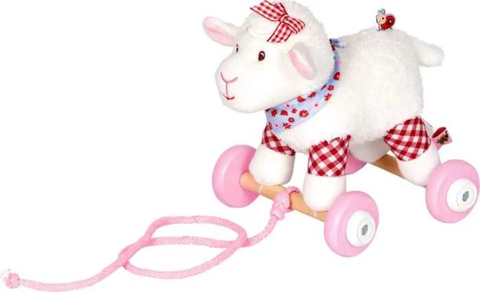 Coppenrath BabyGlück - Lämmchen auf Holzrollen