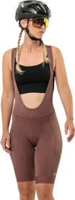Jack Wolfskin Morobbia Bib Shorts Fahrradhose kurz dark rust (Damen)