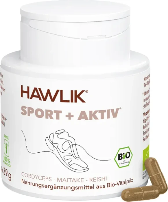 Hawlik Sport + Aktiv Vitalpilzmischung Kapseln, 90 Stück