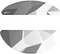 Cherry Xtrfy M8 Wireless Glass Skates, Mausgleiter, Litus White, grau/weiß Vorschaubild