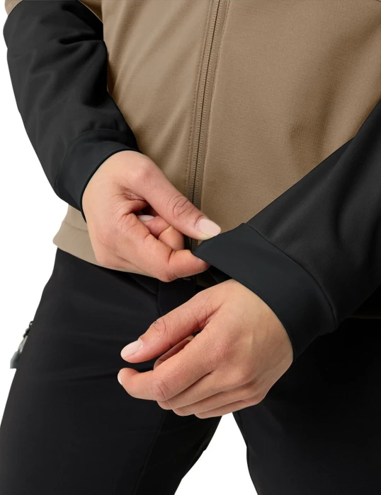 Vaude Qimsa Hooded Softshell Fahrradjacke oat (Damen)
