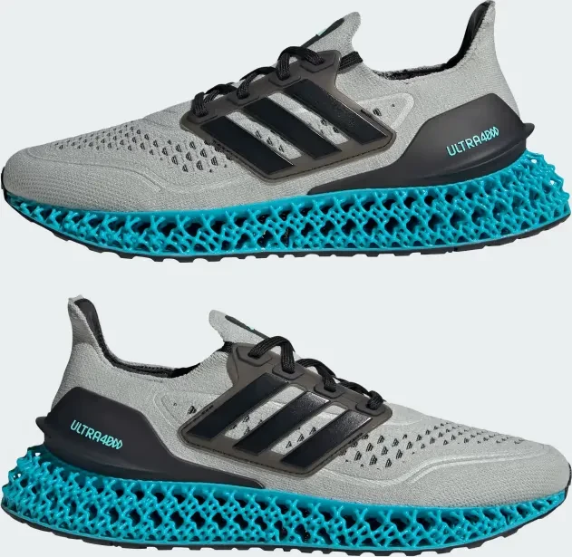 adidas Ultra 4DFWD wonder silver/core black/lucid cyan (Herren)