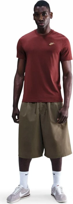 Nike Sportswear Club Funktionsshirt kurzarm dark team red/gold (Herren)