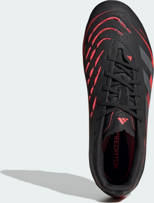 adidas Predator Elite FG core black/grey four/lucid red (Junior)