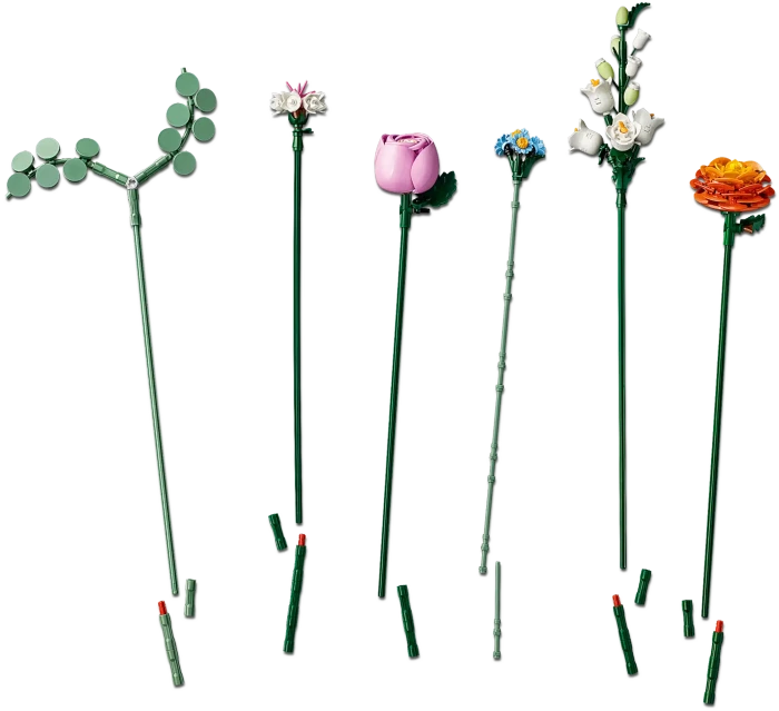 LEGO Botanicals - Schöner Rosafarbener Blumenstrauß