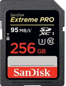 SanDisk Extreme PRO R95/W90 256GB, UHS-I U3, Class 10