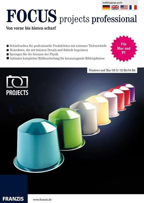 Franzis Focus Projects Professional, ESD (multilingual) (PC/MAC)