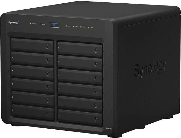 Synology DiskStation DS3615xs, 16GB RAM ECC, 4x RJ-45 1000Base-T, 2x USB-A 3.0