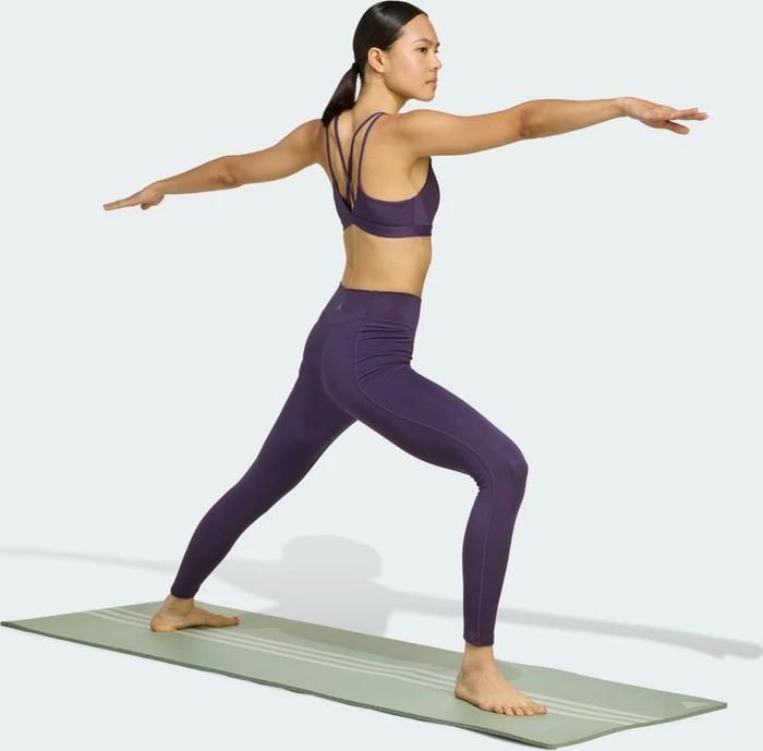 adidas All Me Essentials Full-Length Hose lang aurora plum (Damen)