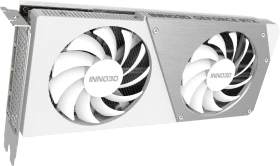 INNO3D GeForce RTX 4070 Twin X2 OC White Stealth, 12GB GDDR6X, HDMI, 3x DP