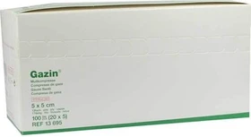Lohmann & Rauscher Gazin Mullkompresse steril 12-fach, 5 x 5cm, 100 Stück (20x 5 Stück)