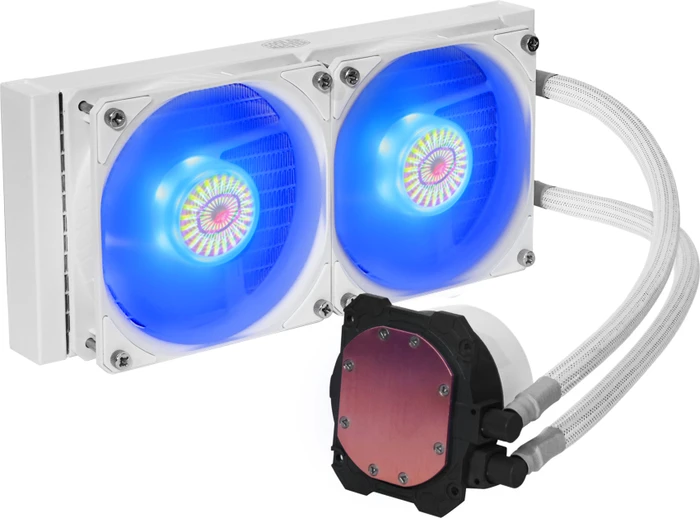 Cooler Master MasterLiquid ML240L RGB V2 White Edition, weiß