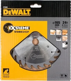 DeWalt DT4026 Extreme Kreissägeblatt 24Z, 165x1.8x20mm, 1 Stück